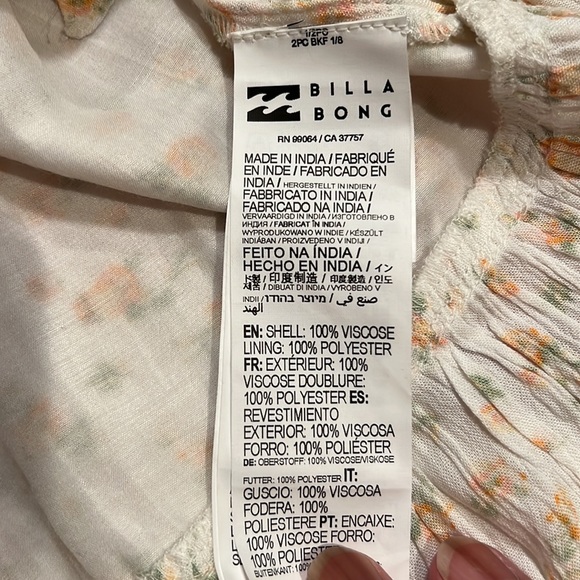 Billabong Wrap and Roll Floral mini dress - Picture 7 of 8